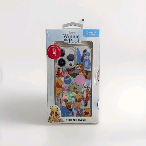 DISNEY Winnie The Pooh and Friends Apple iPhone 15 Pro Max Phone Case-NEW IN BOX - Picture 1 of 5